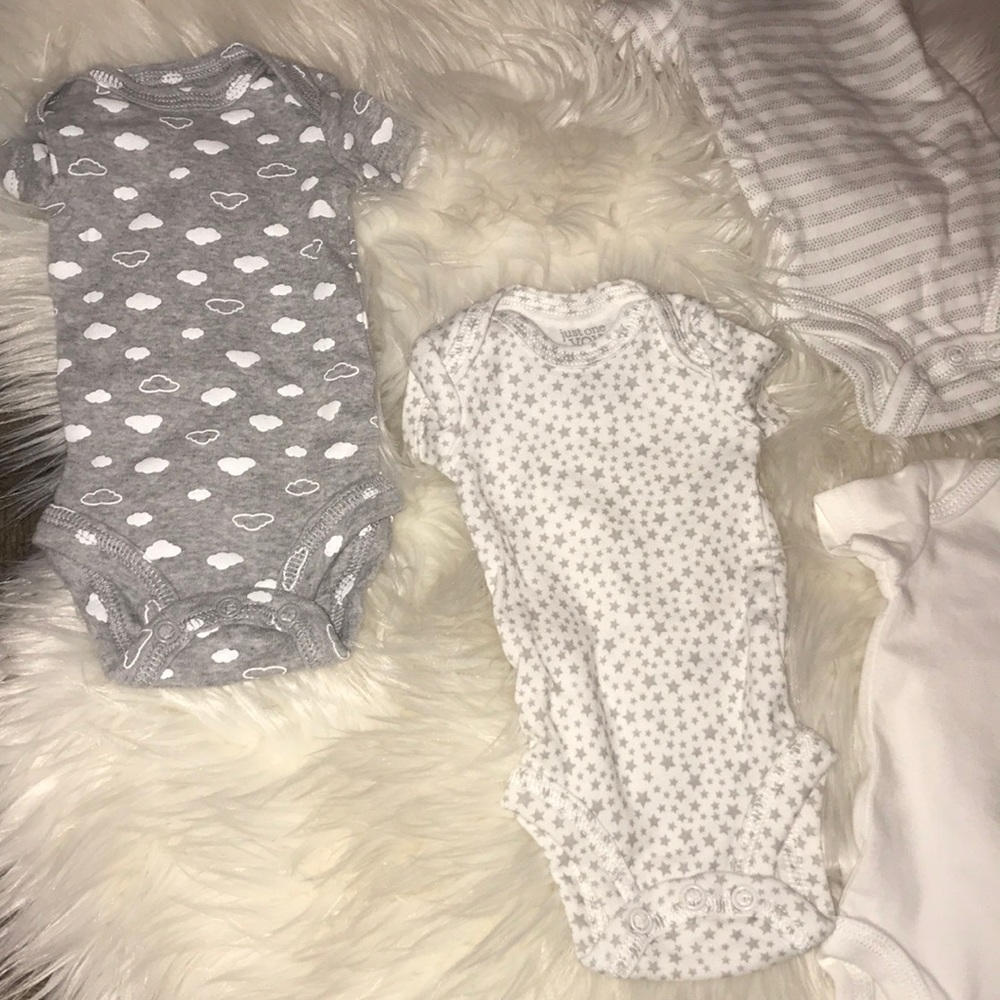 4 piece set of onesies